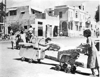 Palestinian refugees from jaffa May 1948