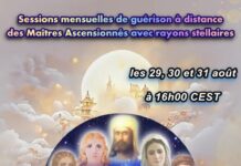 Rappel : Méditations de pleine lune et sessions internationales de guérison du 29 au 31 août 2023 sessions-maitres-ascensionnes
