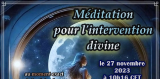 Méditations de pleine lune et séances internationales de guérison à distance du 26 au 28 novembre 2023 MID