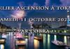 Notes officielles Atelier « Ascension » de Cobra à Tokyo Octobre 2025 (Ascension, Biopuces, Méditation, Intervention Physique, Rôdeurs, Tachyons, Energie de la Déesse, Rayon guerison emeraude Pléiadiens, situation planétaire…)