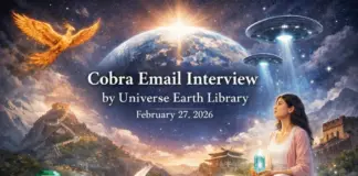 Interview Cobra/ »Universe Earth Library » par Email/Courriel 27 février 2026( Chine, Pierres/Minéraux, Situation Planétaire, Energies/Cosmos, Evènement…)