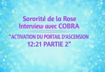 Interview Cobra/Sororité de la Rose-Juin 2026″Activation Portail d’Ascension 12:21 Partie 2″(Énergies,Nouveau Paradis/Nouvelle Terre,Îles de Lumière,Situation Planétaire,Familles d’âmes,Energie de la Déesse,Ligne de Temps Dorée,Guérison/Protection…)