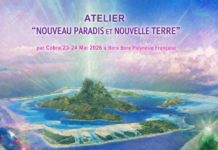 NOTES OFFICIELLES: ATELIER « NOUVEAU PARADIS/NOUVELLE TERRE » à BORA BORA MAI 2026(Ligne de Temps Dorée, Abondance, Grilles Énergétiques, Lémurie, Pléiadiens, Êtres de Sirius, Méditations,Énergies Nouveau Paradis/Nouvelle Terre, Situation Planétaire…)